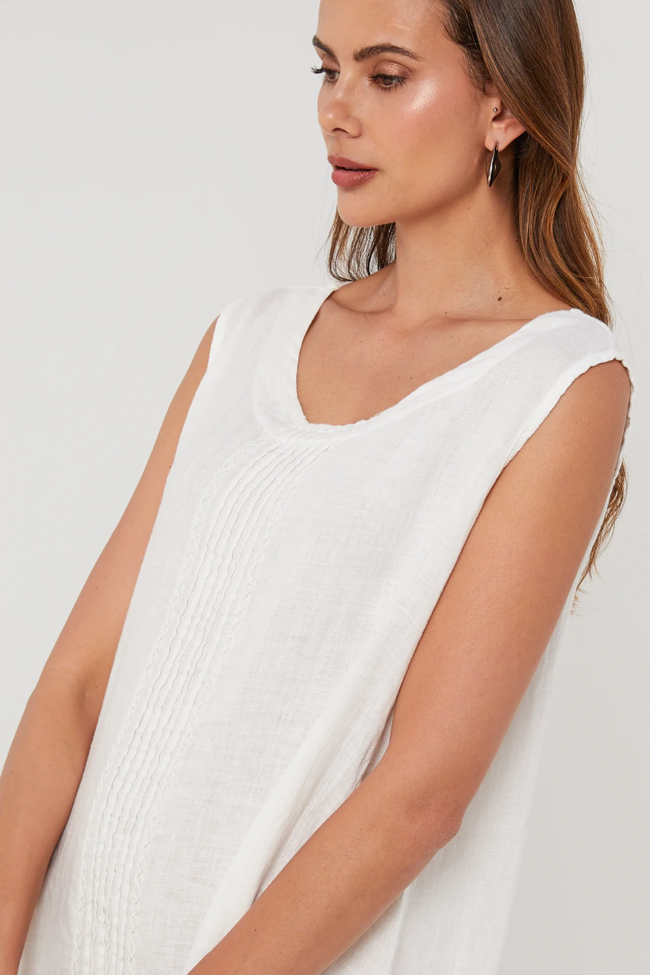 Robe - Blanc - Femme - Image 2
