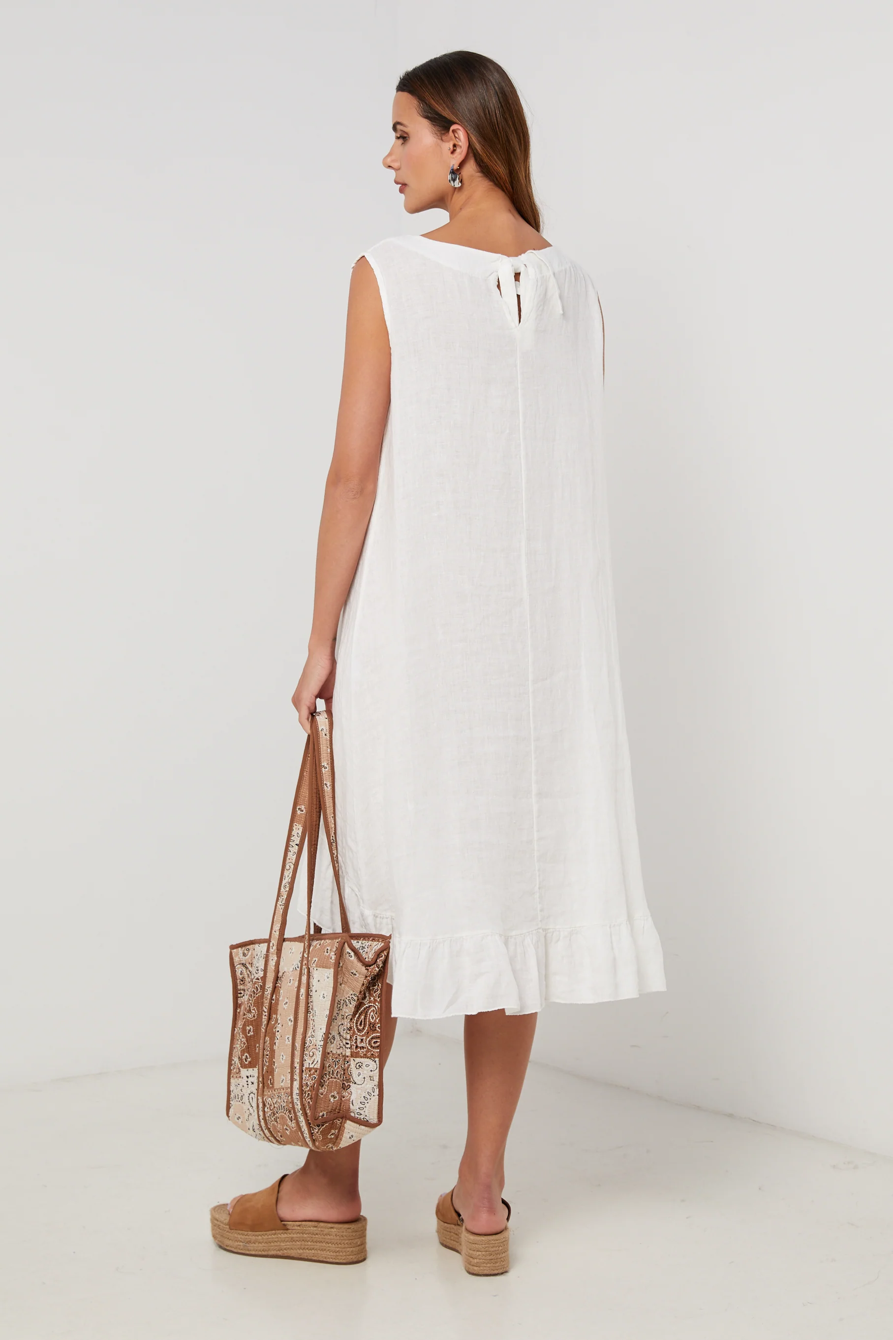 Robe - Blanc - Femme - Image 3