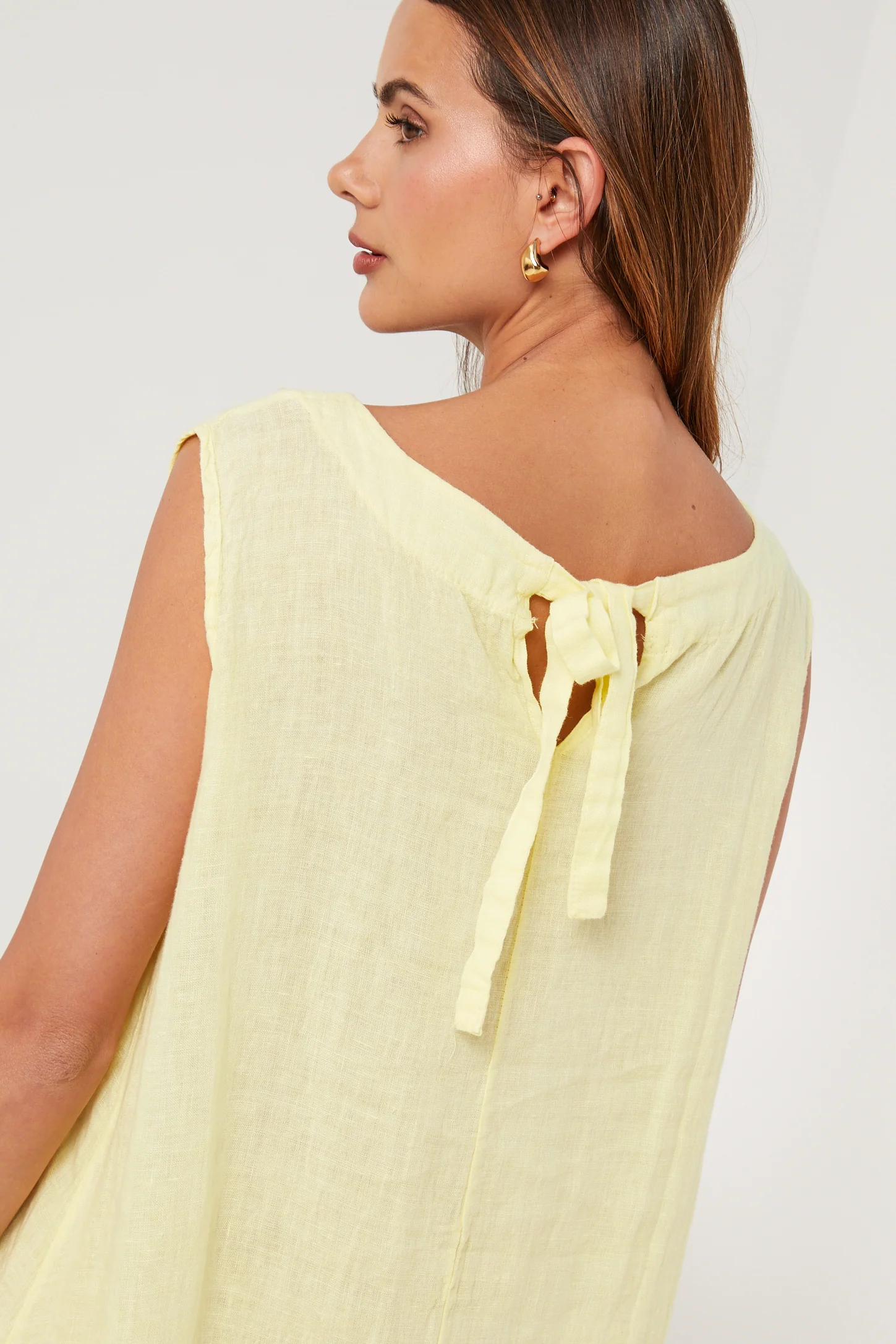Robe - Jaune - Femme - Image 2