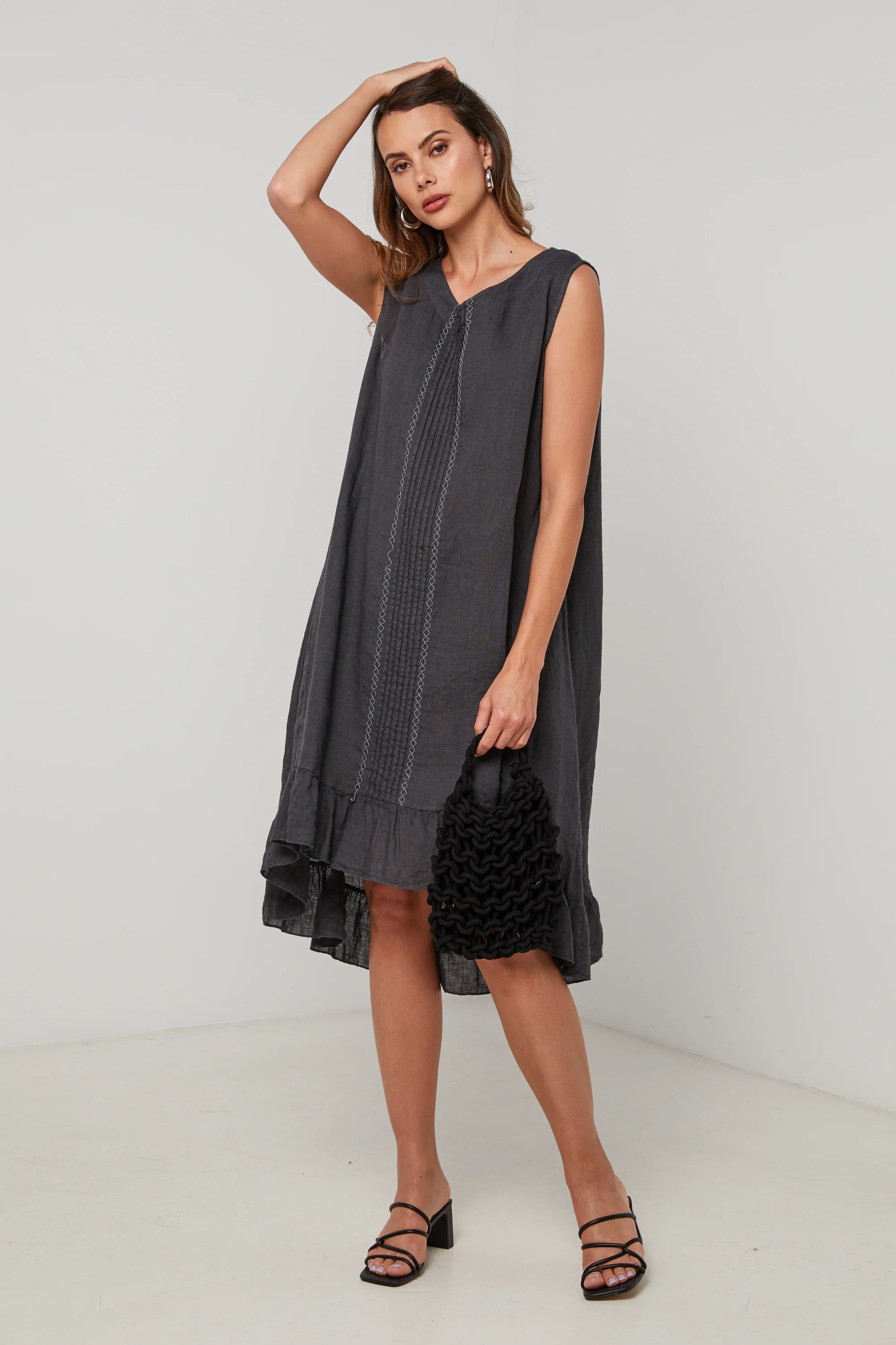 Robe - Marine - Femme - Image 4
