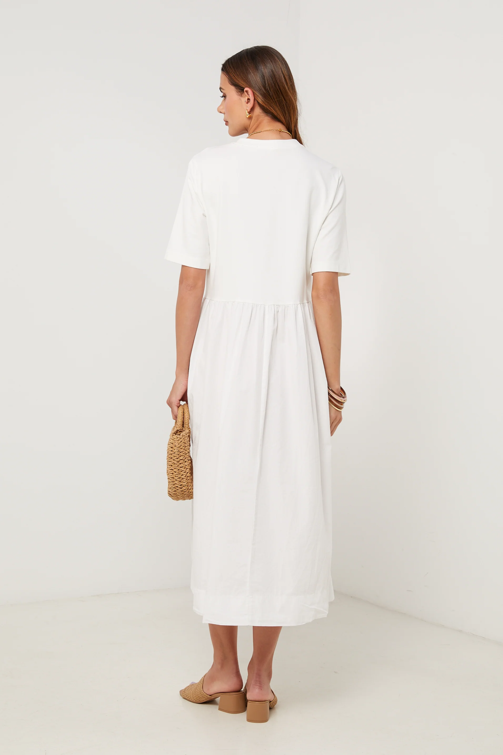 Robe - Blanc - Femme - Image 3