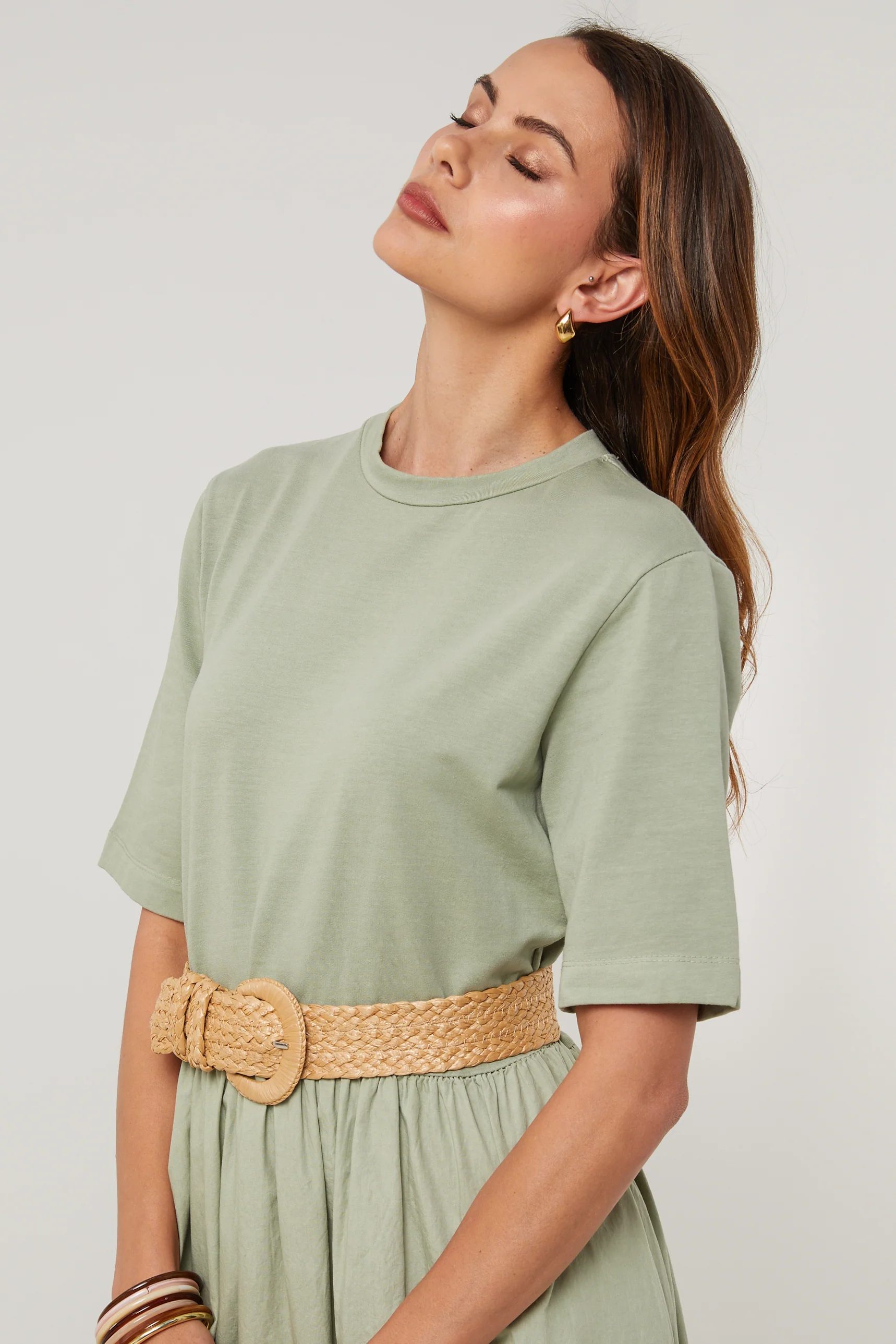 Robe - Kaki - Femme - Image 2