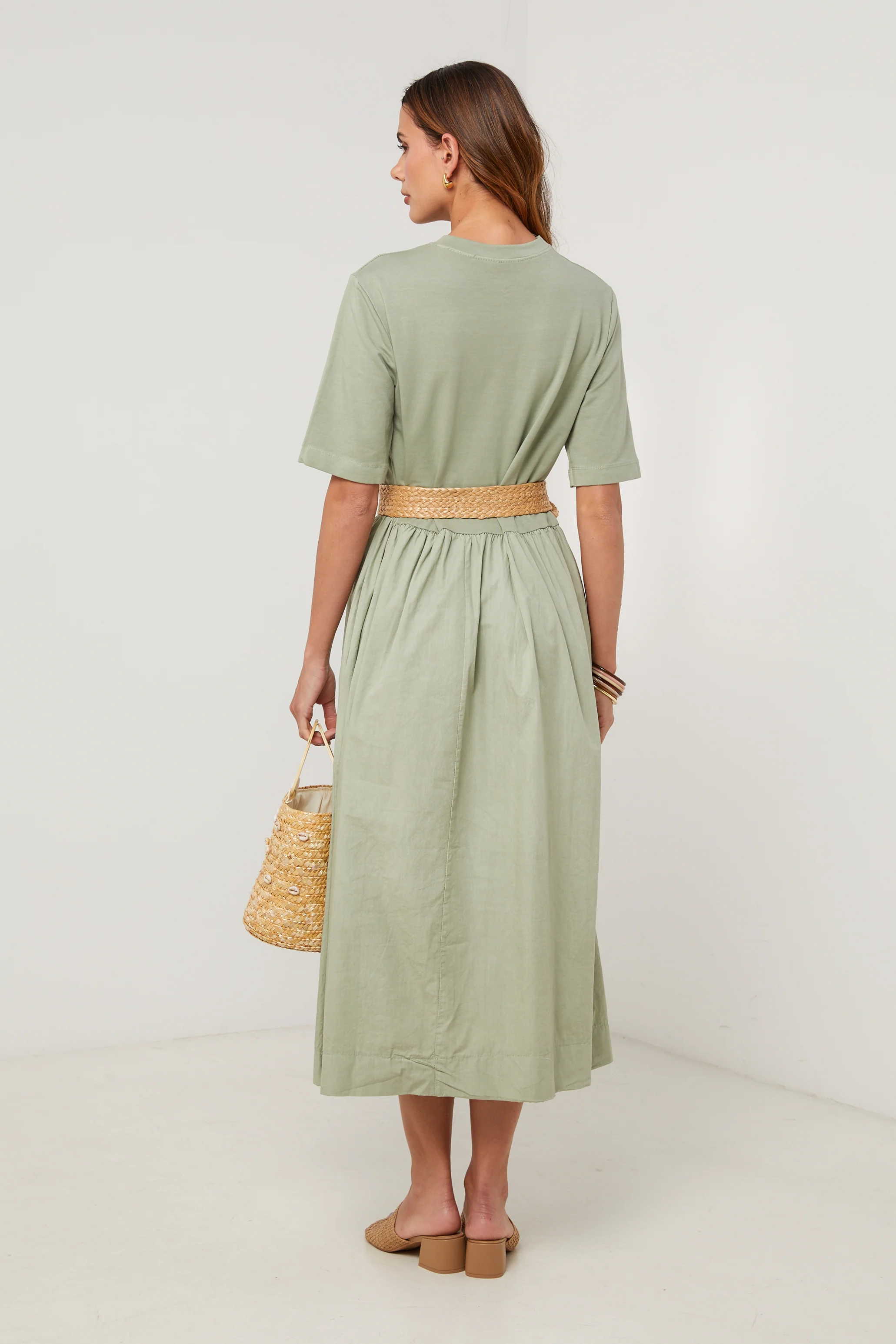 Robe - Kaki - Femme - Image 3