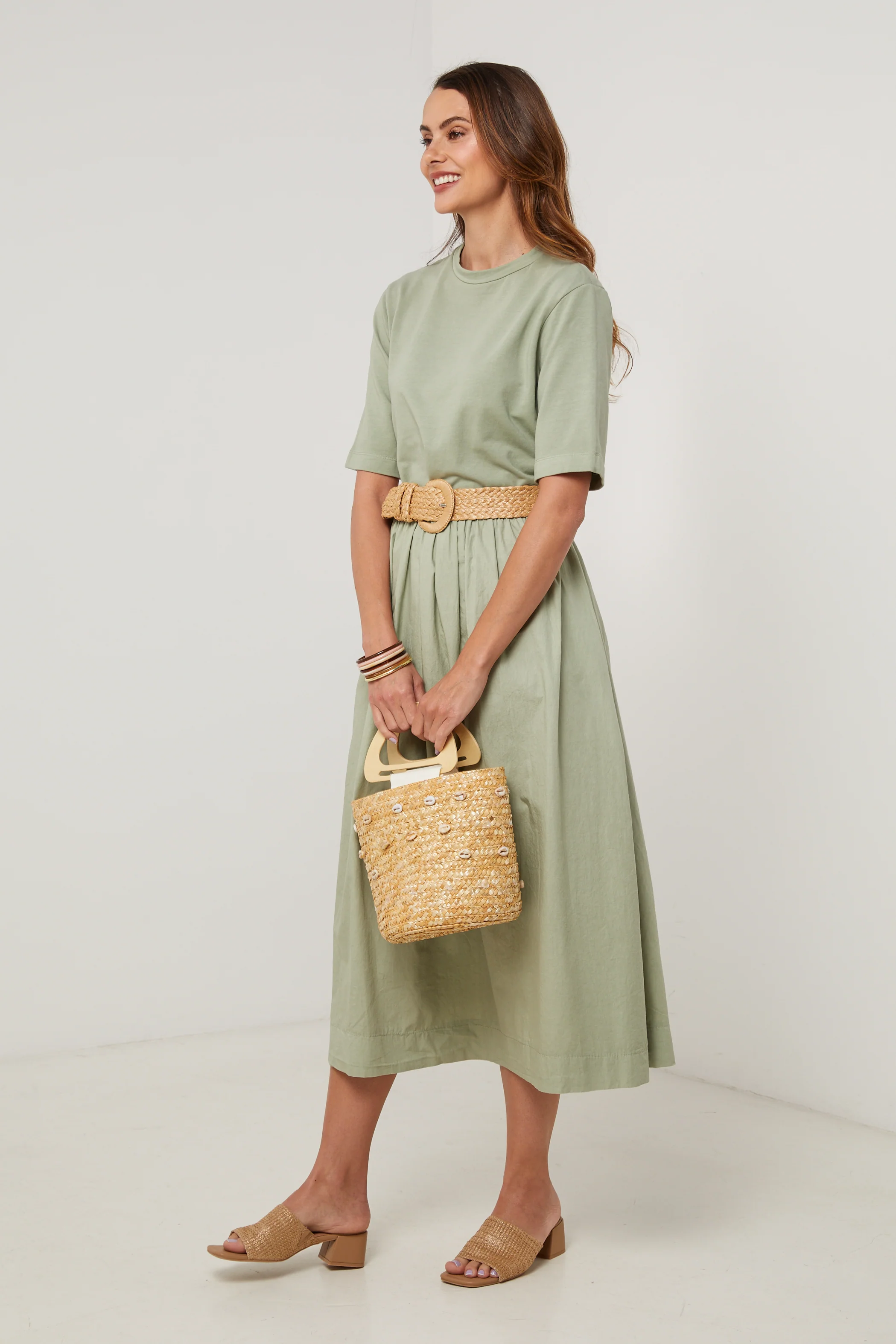 Robe - Kaki - Femme - Image 5