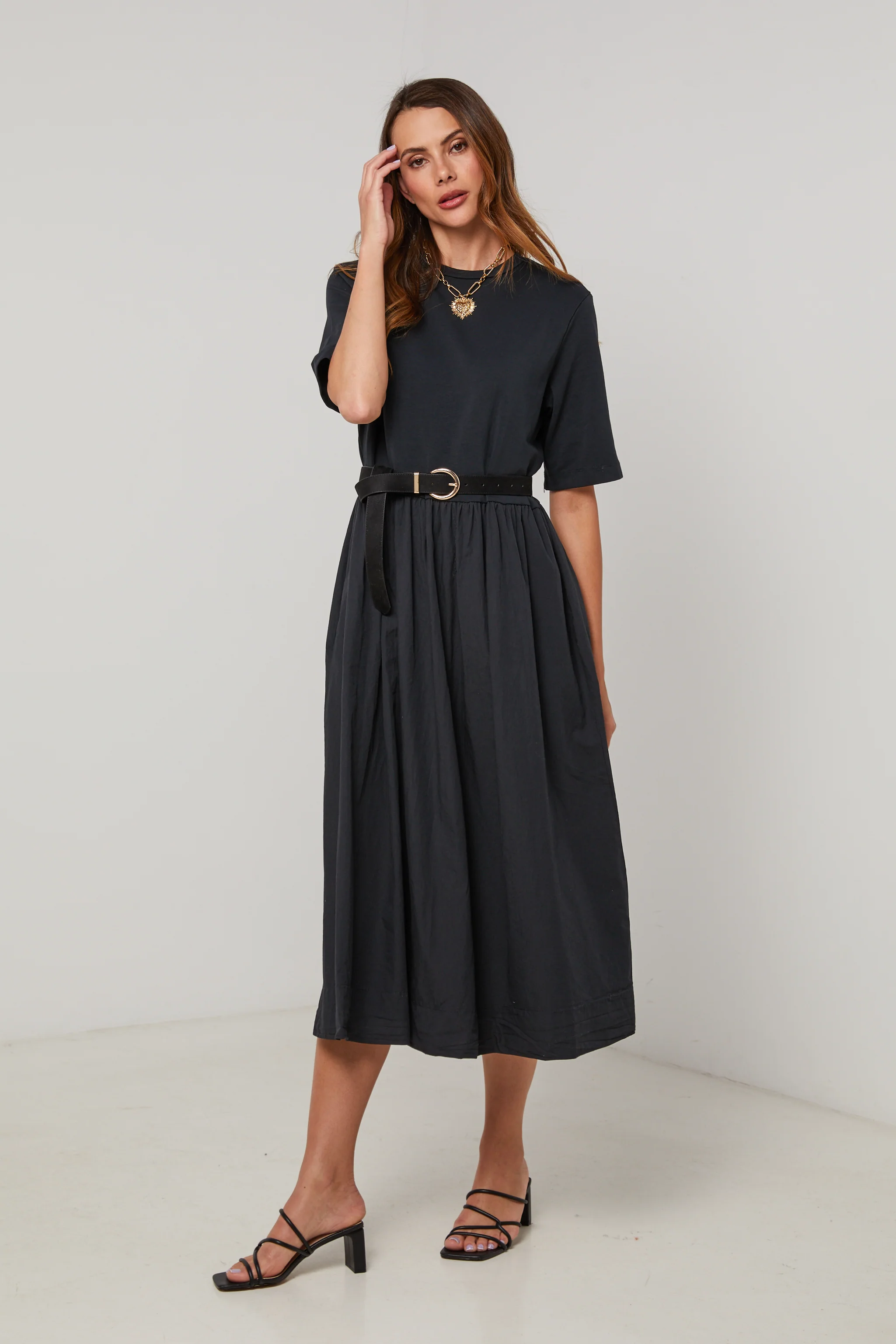 Robe - Noir - Femme - Image 4