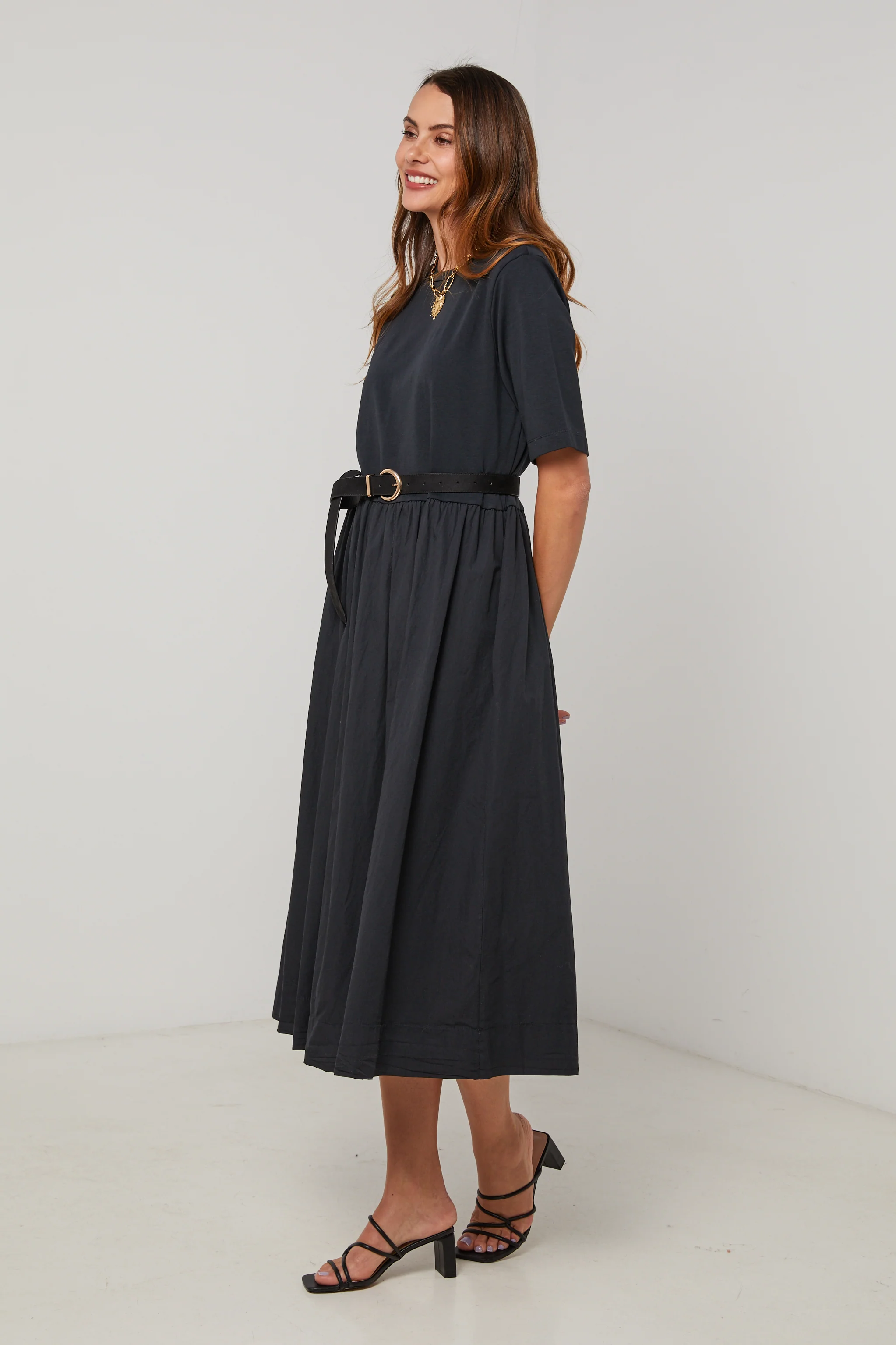 Robe - Noir - Femme - Image 5