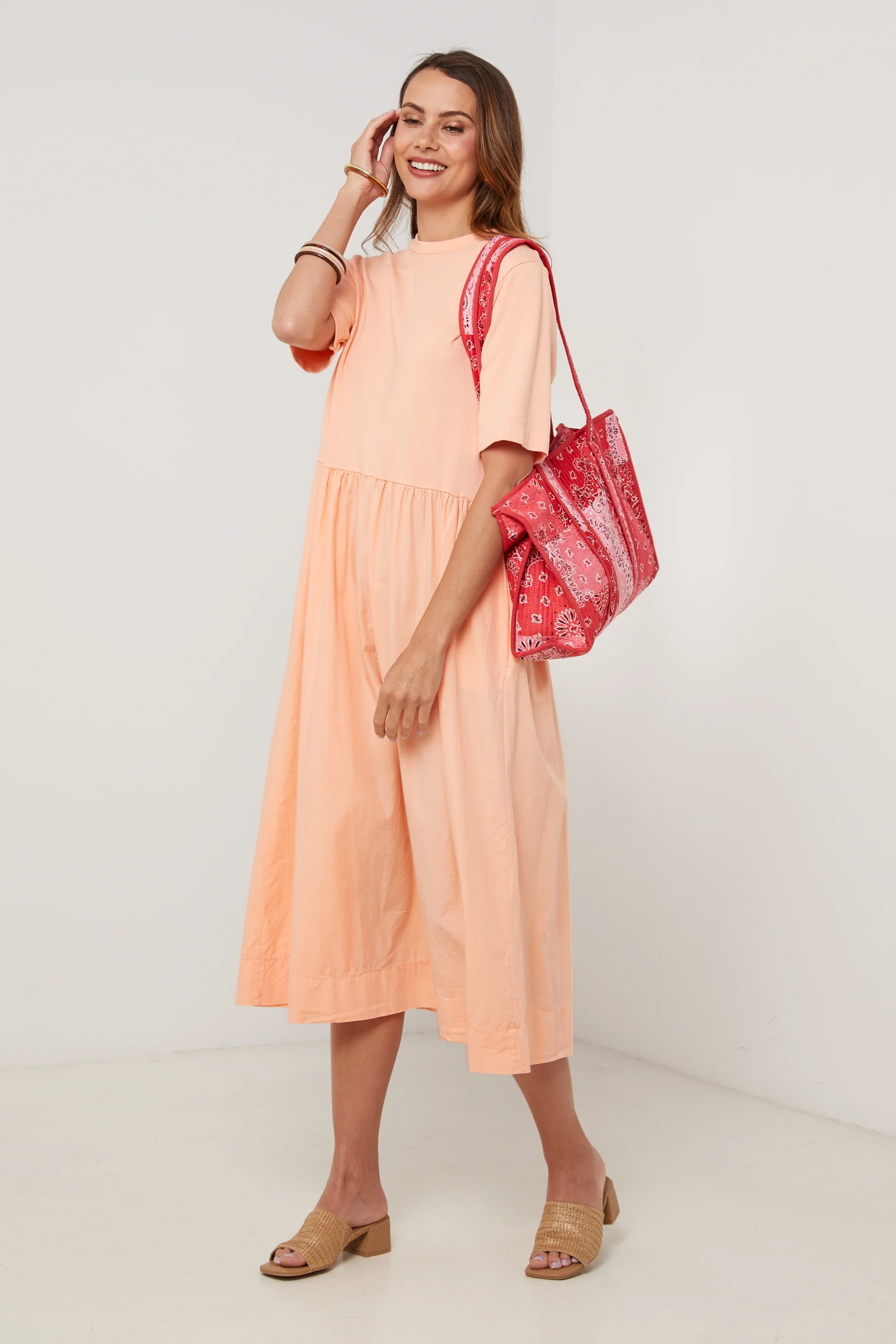 Robe - Saumon - Femme - Image 4