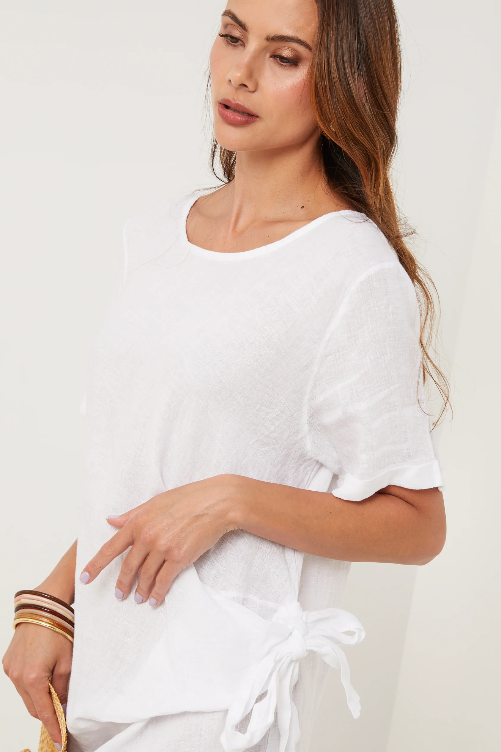 Robe - Blanc - Femme - Image 2