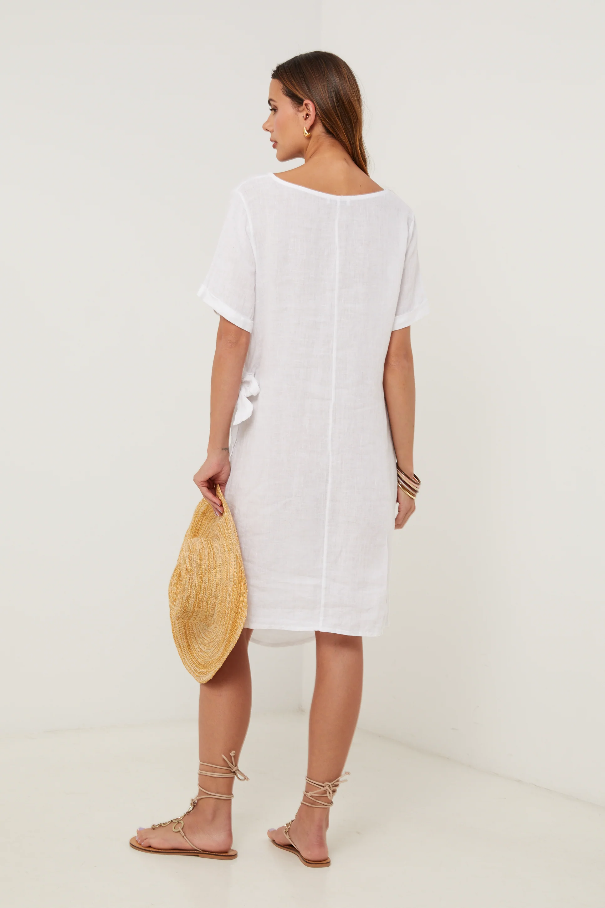 Robe - Blanc - Femme - Image 3