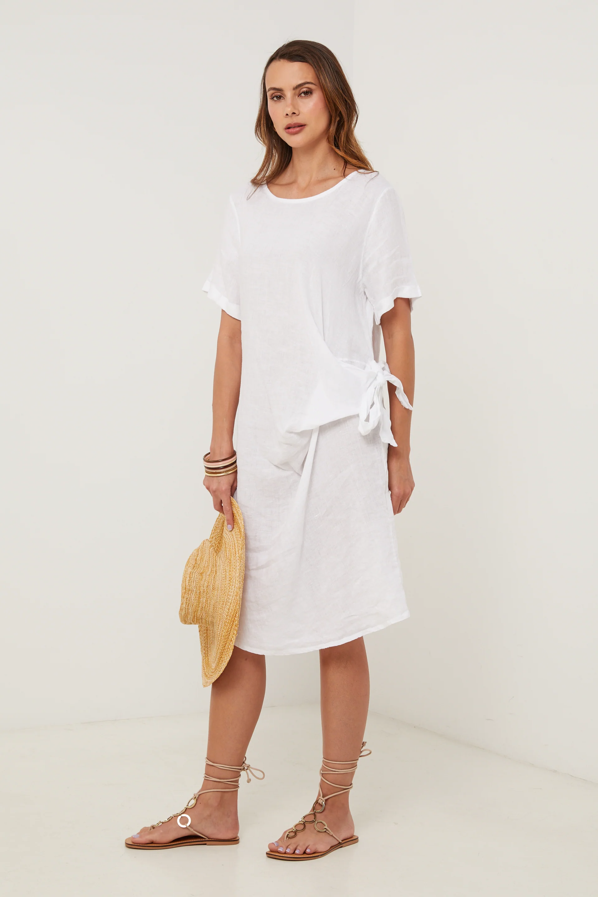 Robe - Blanc - Femme - Image 4