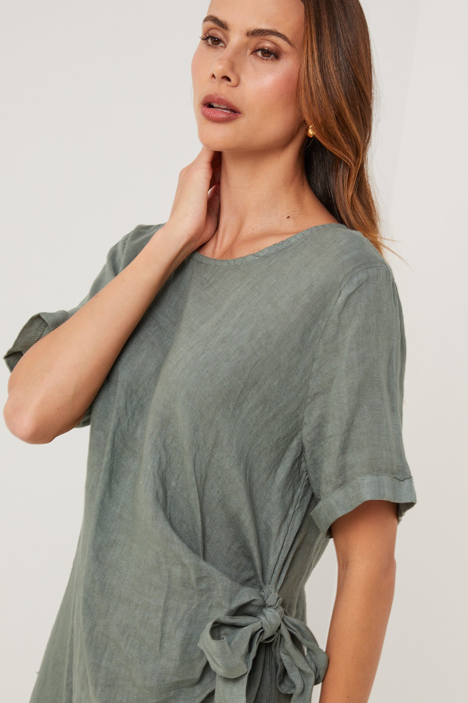 Robe - Kaki - Femme - Image 2
