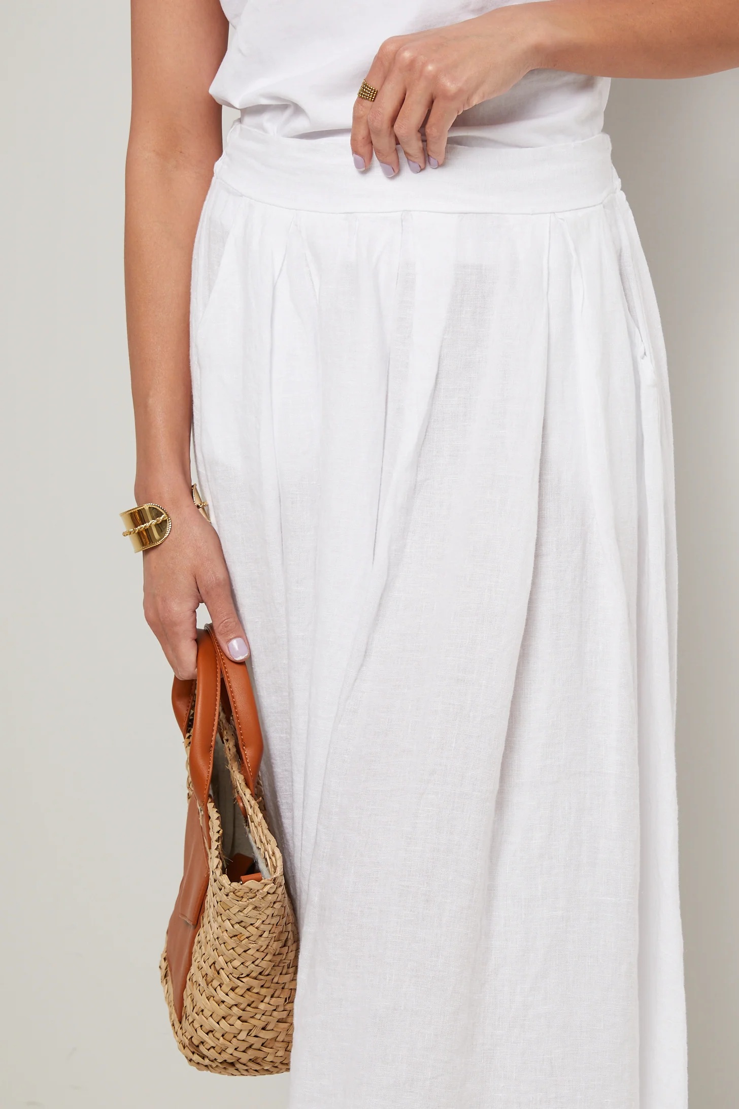 Jupe - Blanc - Femme - Image 2