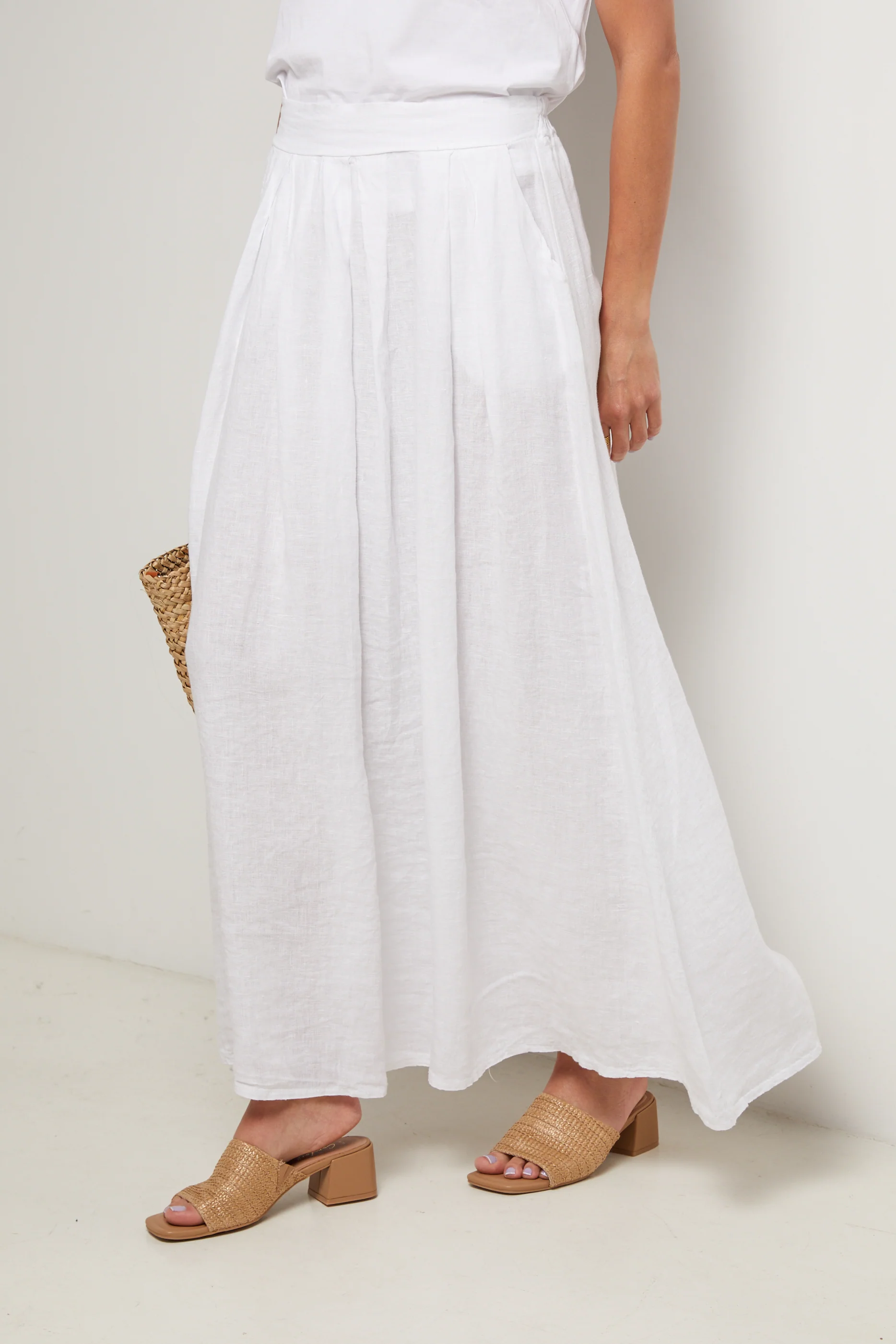 Jupe - Blanc - Femme - Image 4