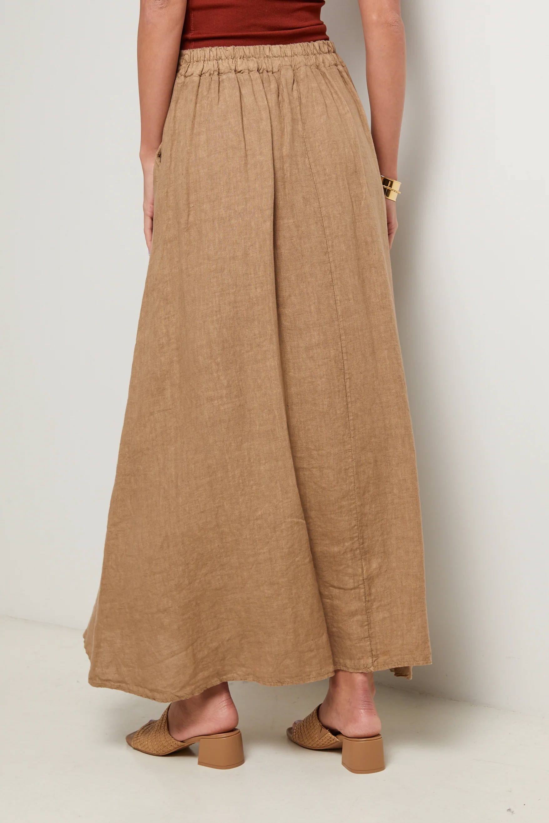 Jupe - Camel - Femme - Image 3