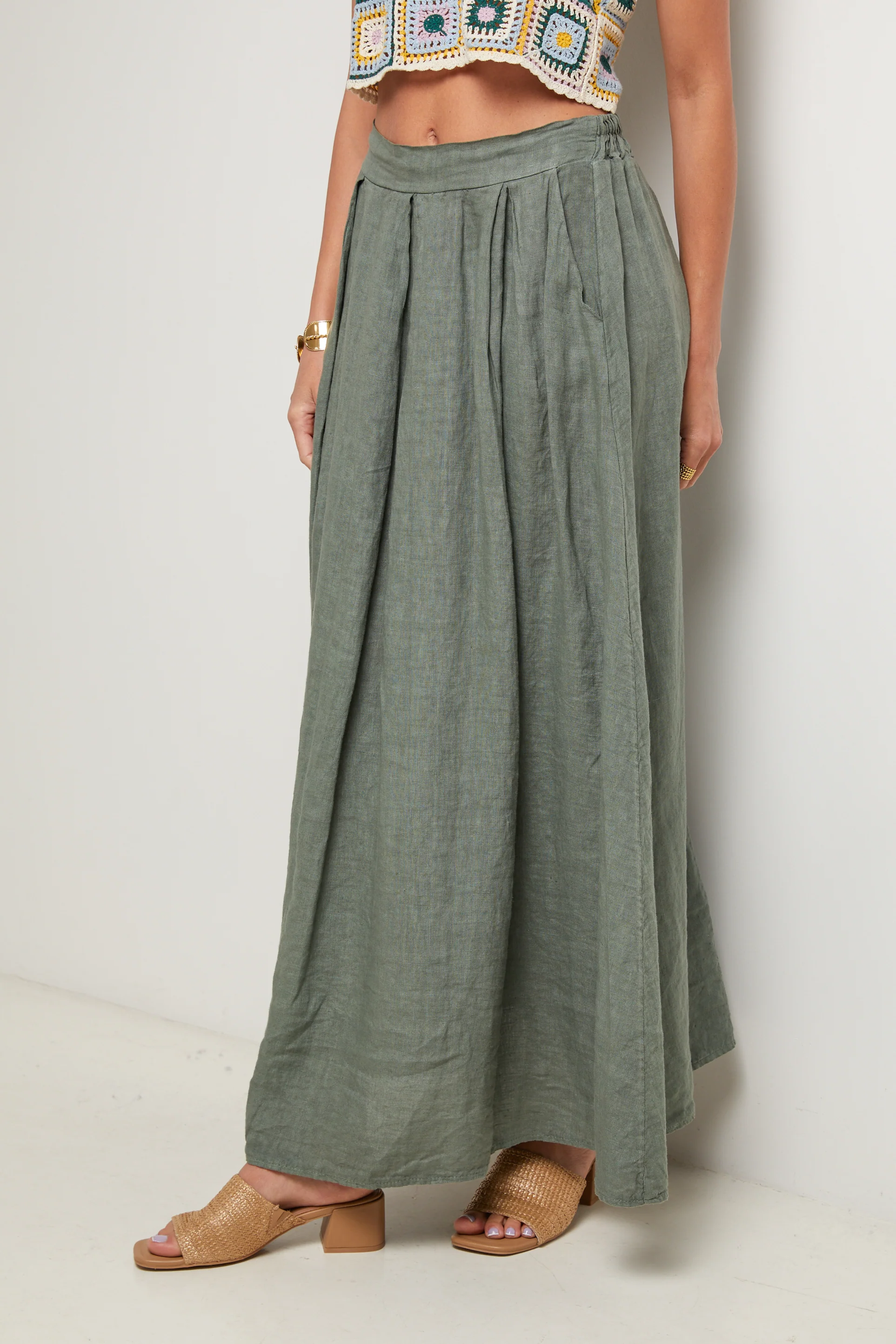 Jupe - Kaki - Femme - Image 4