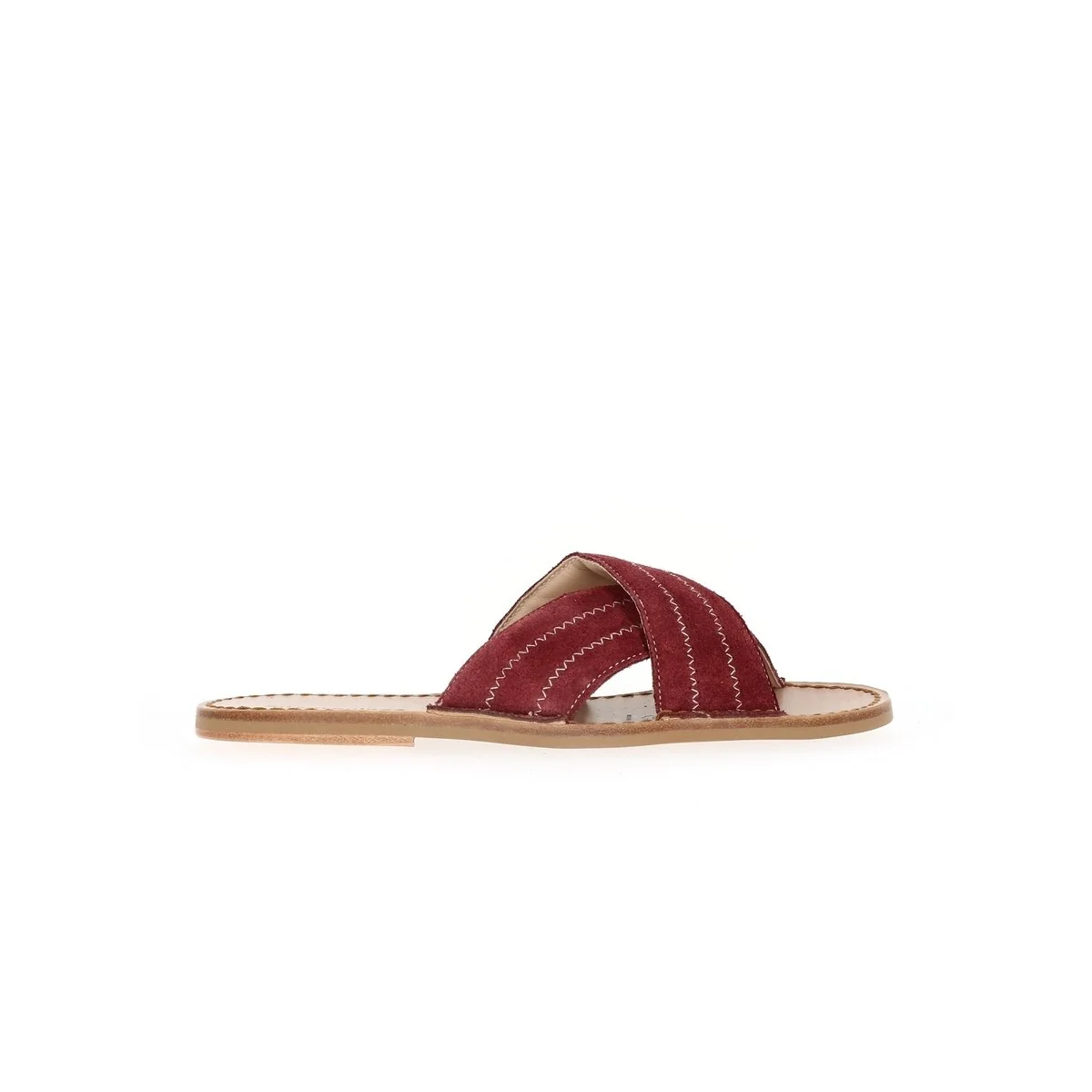 Sandales Avarca Neo Mule Velours Bordeaux - Bordeaux - Image 2