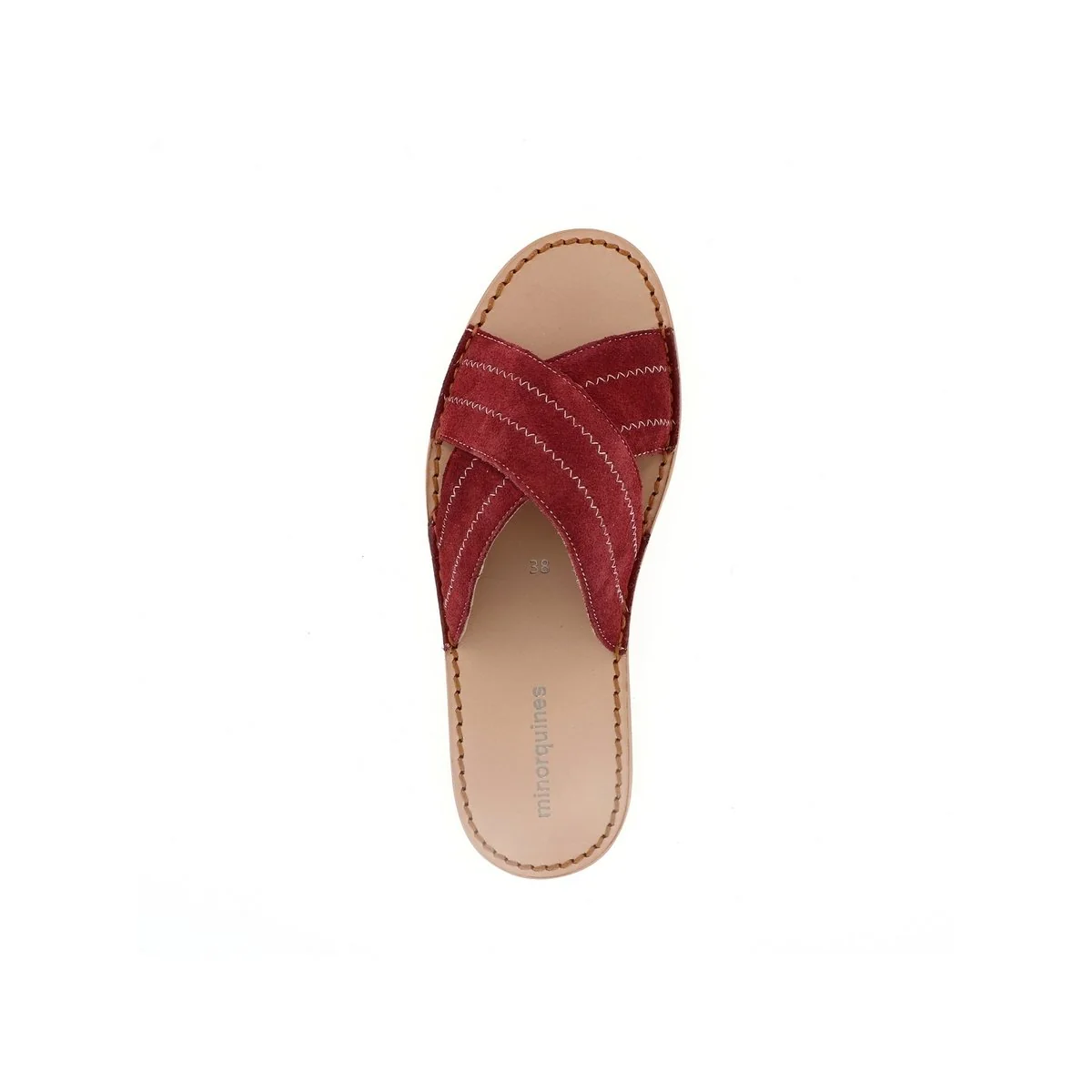 Sandales Avarca Neo Mule Velours Bordeaux - Bordeaux - Image 3