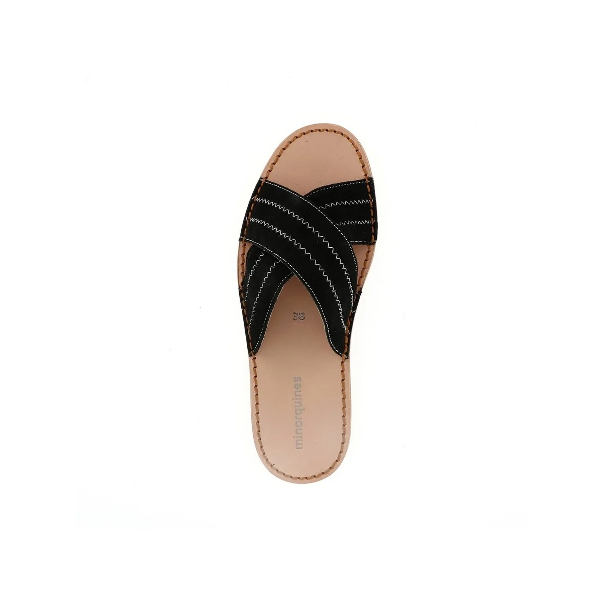 Sandales Avarca Neo Mule Velours Negro - Noir - Image 3