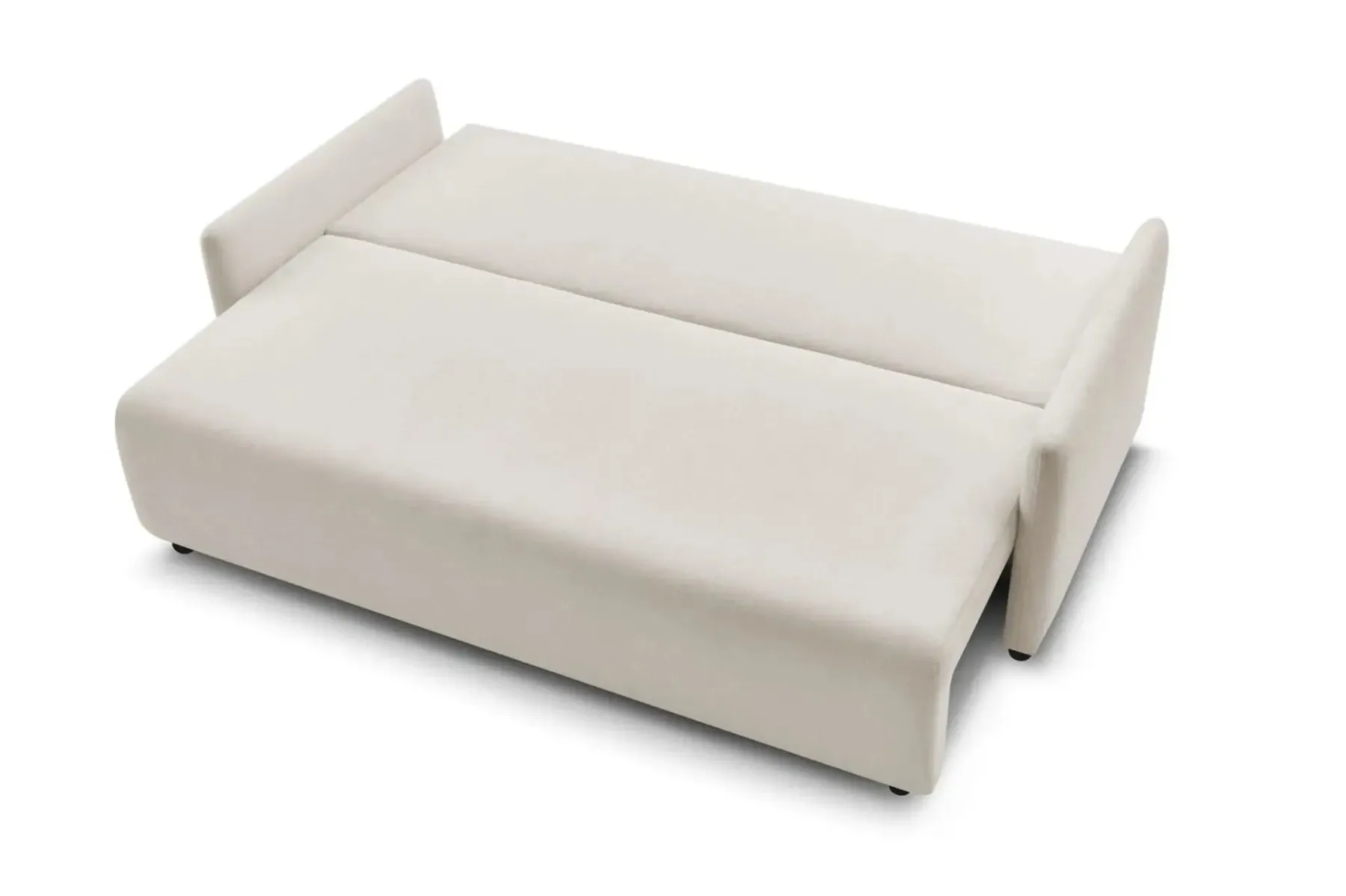 Axelle - Canapé Droit Convertible Tissu Lisse 2 Places - Image 14