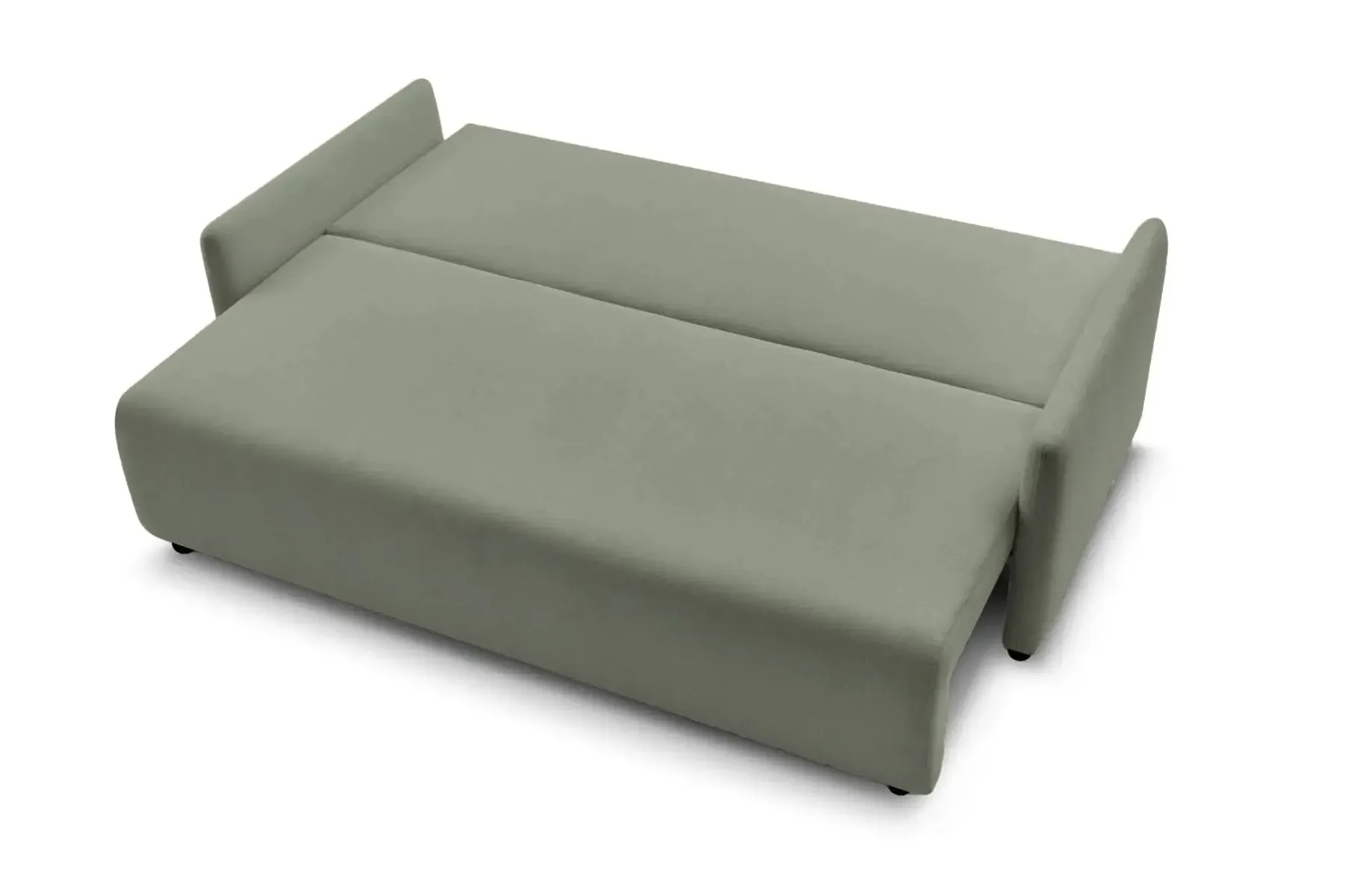 Axelle - Canapé Droit Convertible Tissu Lisse 2 Places - Image 3