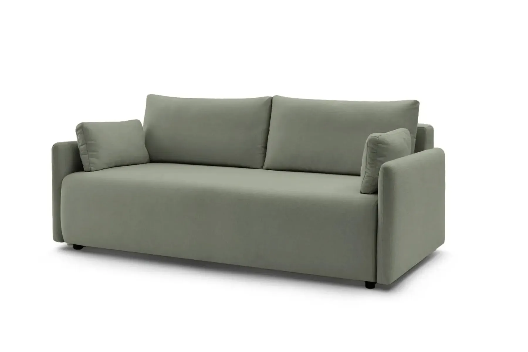 Axelle - Canapé Droit Convertible Tissu Lisse 2 Places - Image 7
