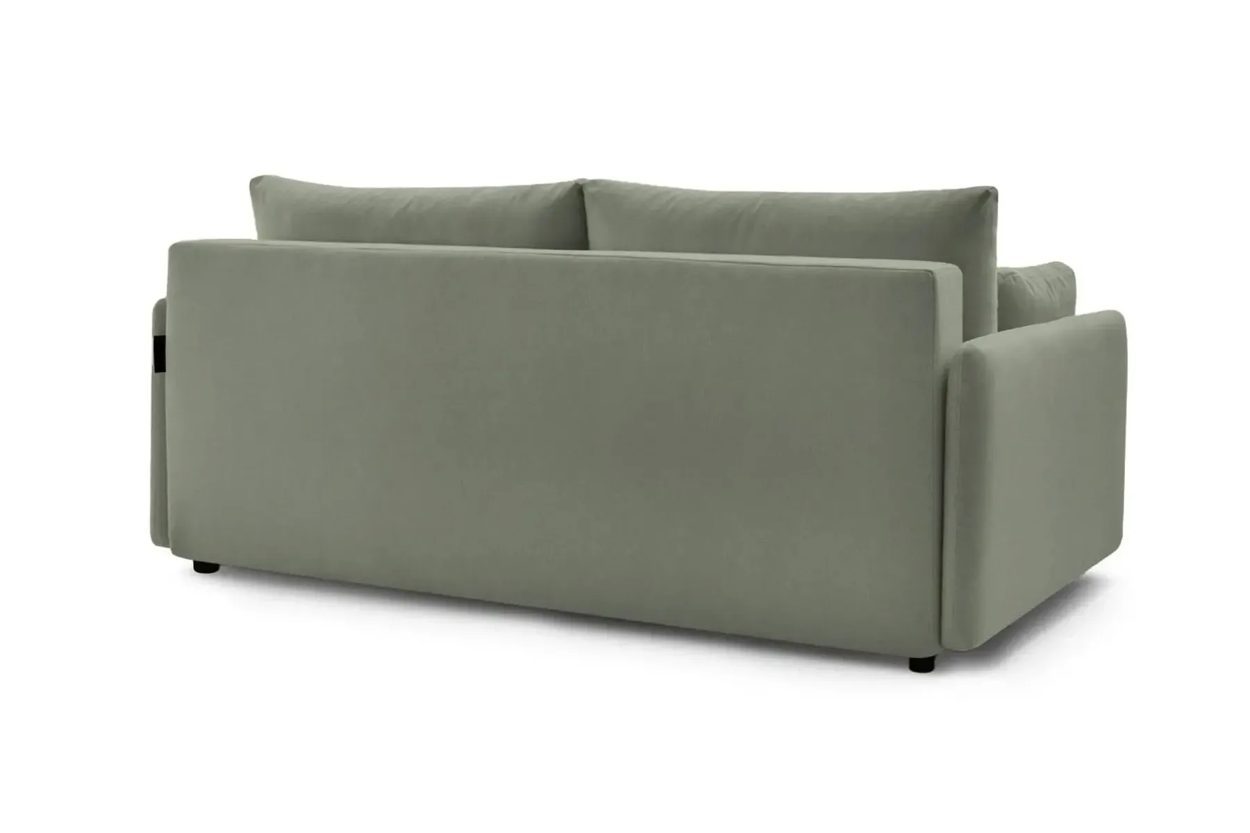 Axelle - Canapé Droit Convertible Tissu Lisse 2 Places - Image 9