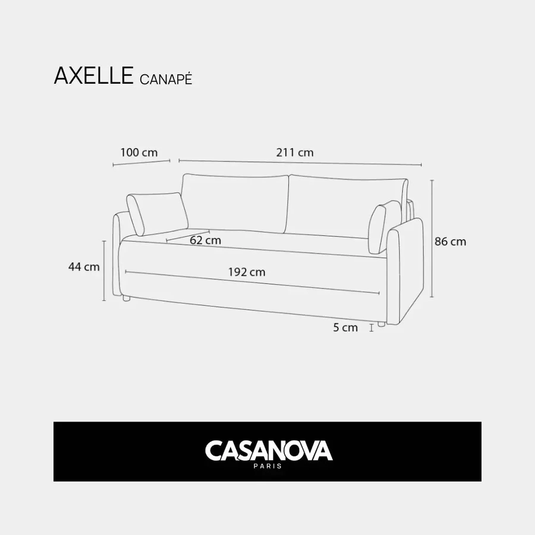 Axelle - Canapé Droit Convertible Velours Côtelé 2 Places - Image 77