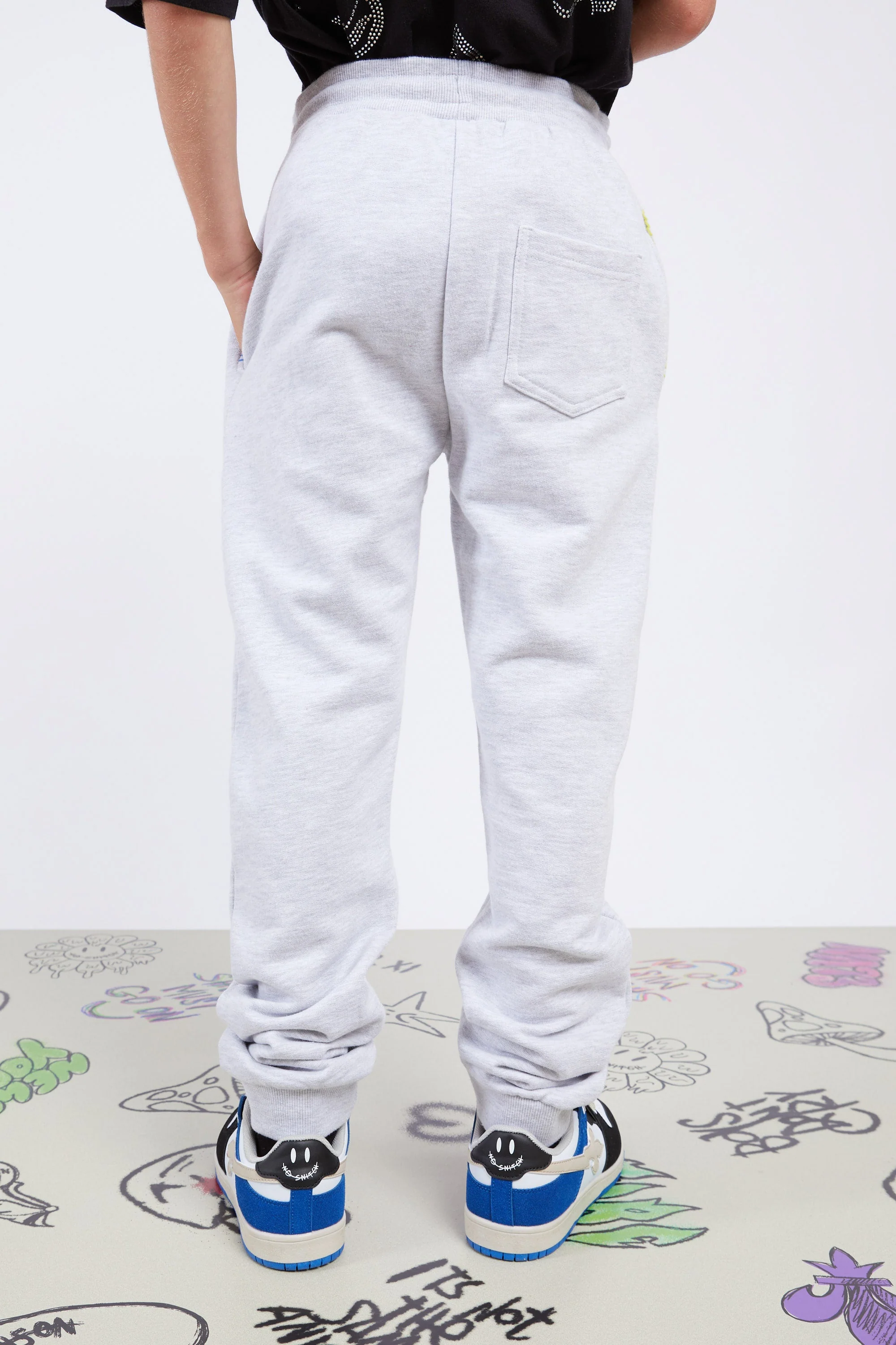 Jogging Baffie - Light Grey Melanged - Image 6