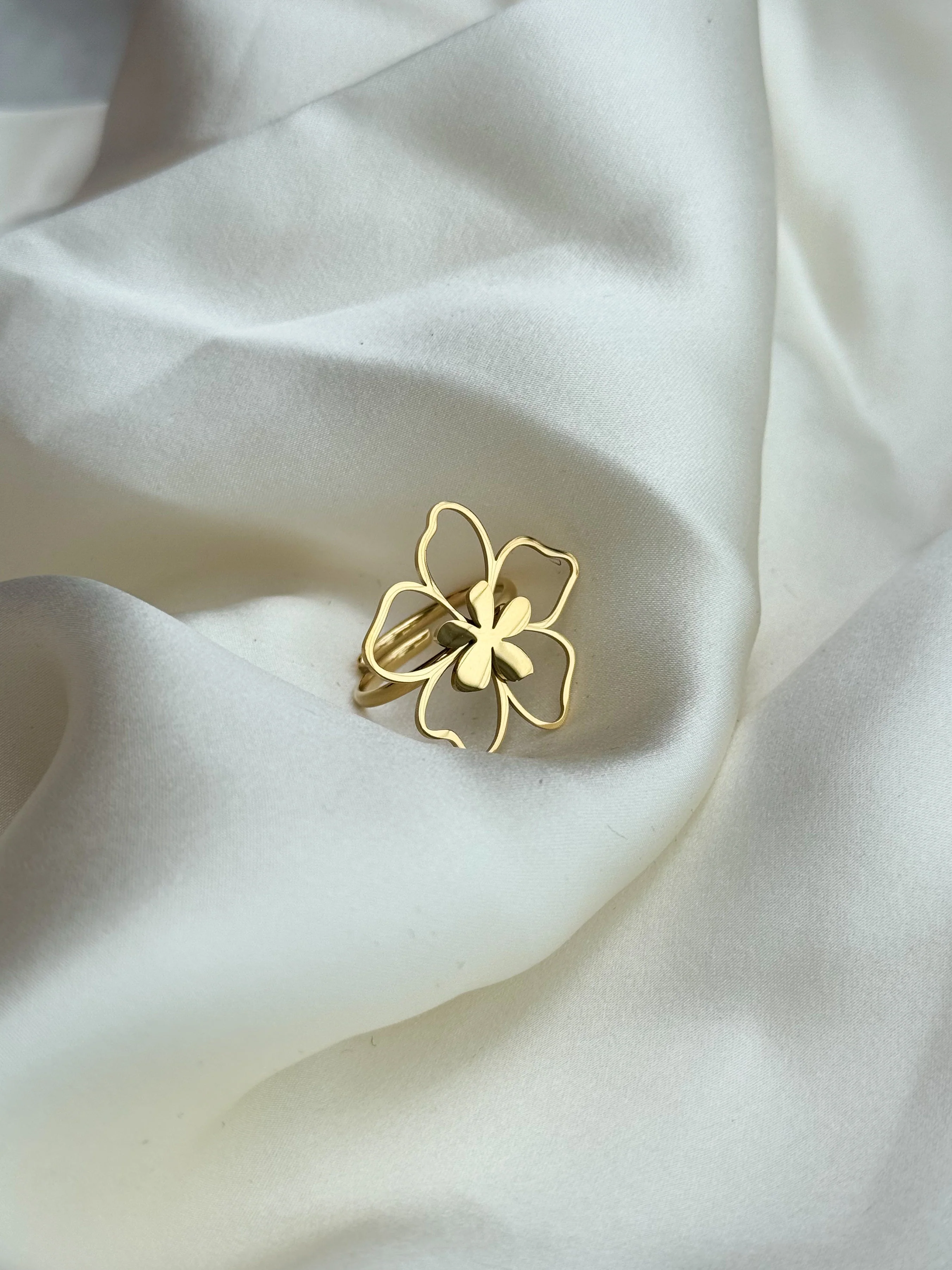 Bague Réglable Flora - Image 2