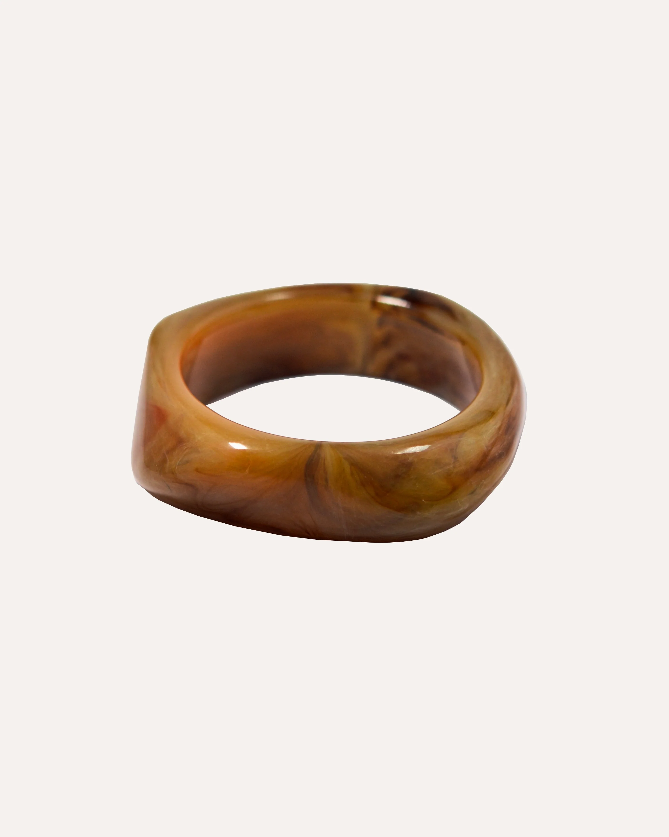 Bracelet Bangle Caramel Asymétrique - Image 3