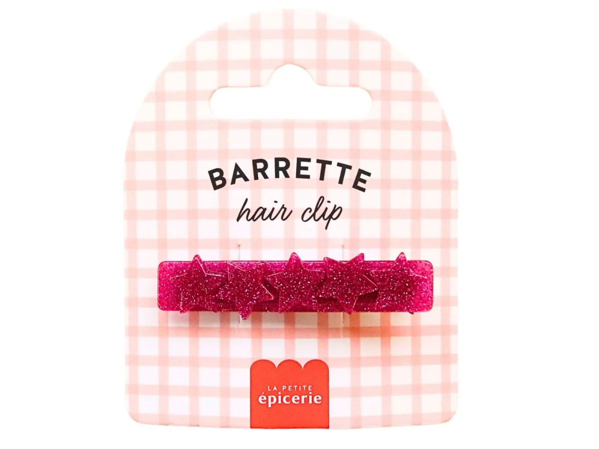 Barrette Cheveux - Etoile Fuchsia - Image 2