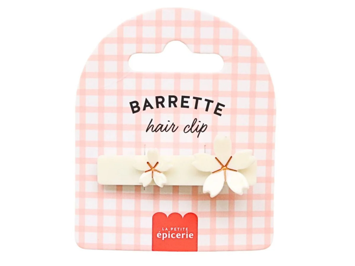 Barrette Cheveux - Sakura Ivoire - Image 2