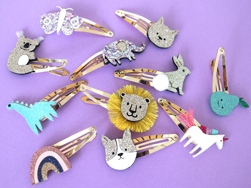 Barrettes Cheveux - Arc-En-Ciel - Image 2