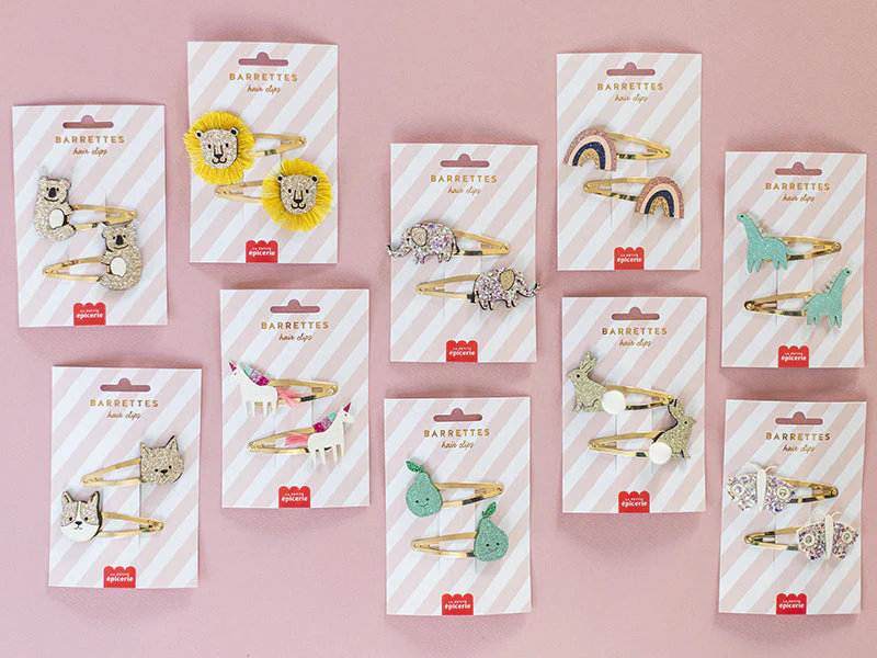 Barrettes Cheveux - Lions - Image 3