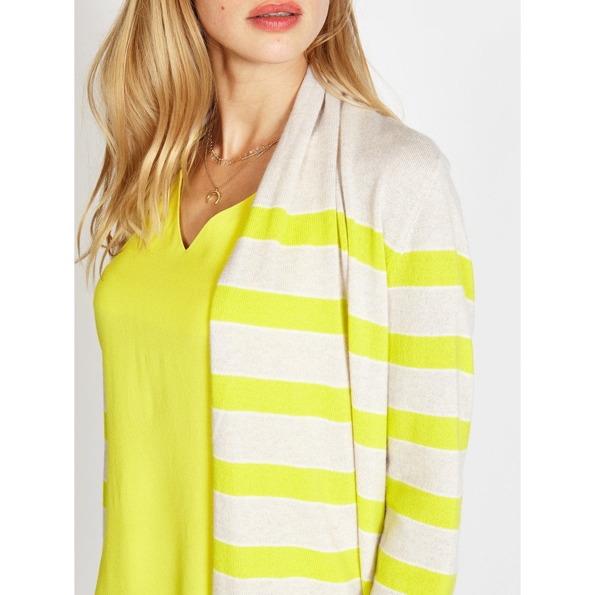 Gilet Long Beige - Image 3