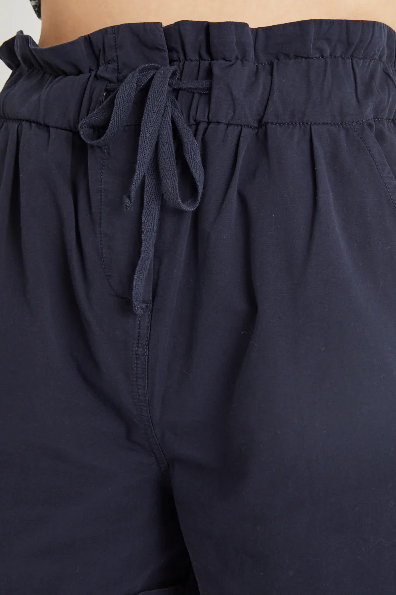 Short Taille Haute Bleu Nuit - Image 4