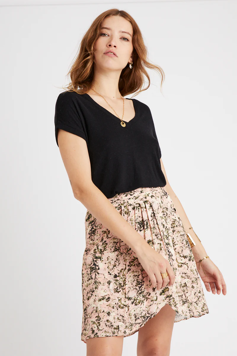 Jupe Portefeuille - Rose - Image 2