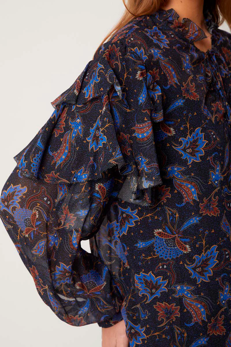 Blouse Col V - Phoenix - Image 4