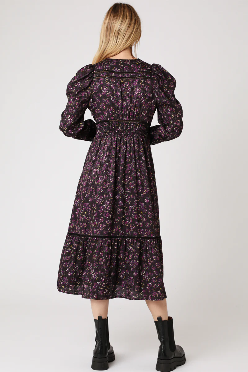 Robe Longue Manches Bouffantes - Bilbao - Image 2