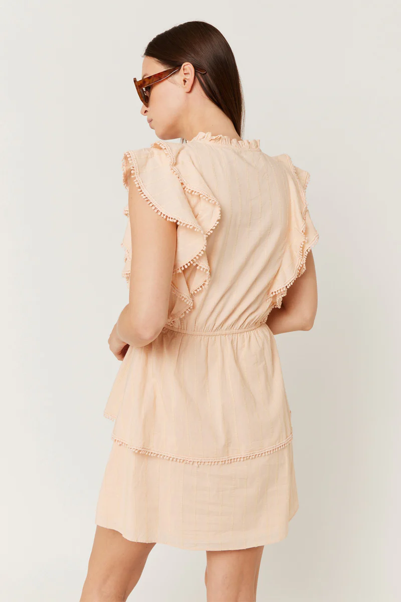 Robe Courte - Light Coral - Image 2