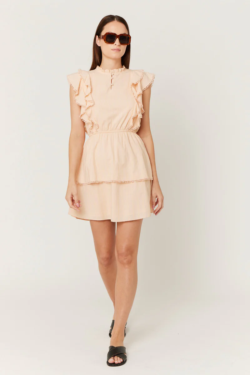 Robe Courte - Light Coral - Image 5