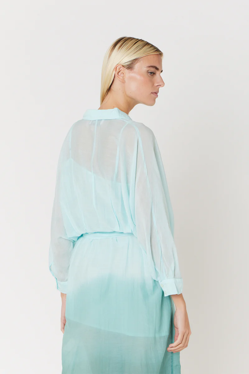 Robe Mi Longue Tie Dye - Duck - Image 2
