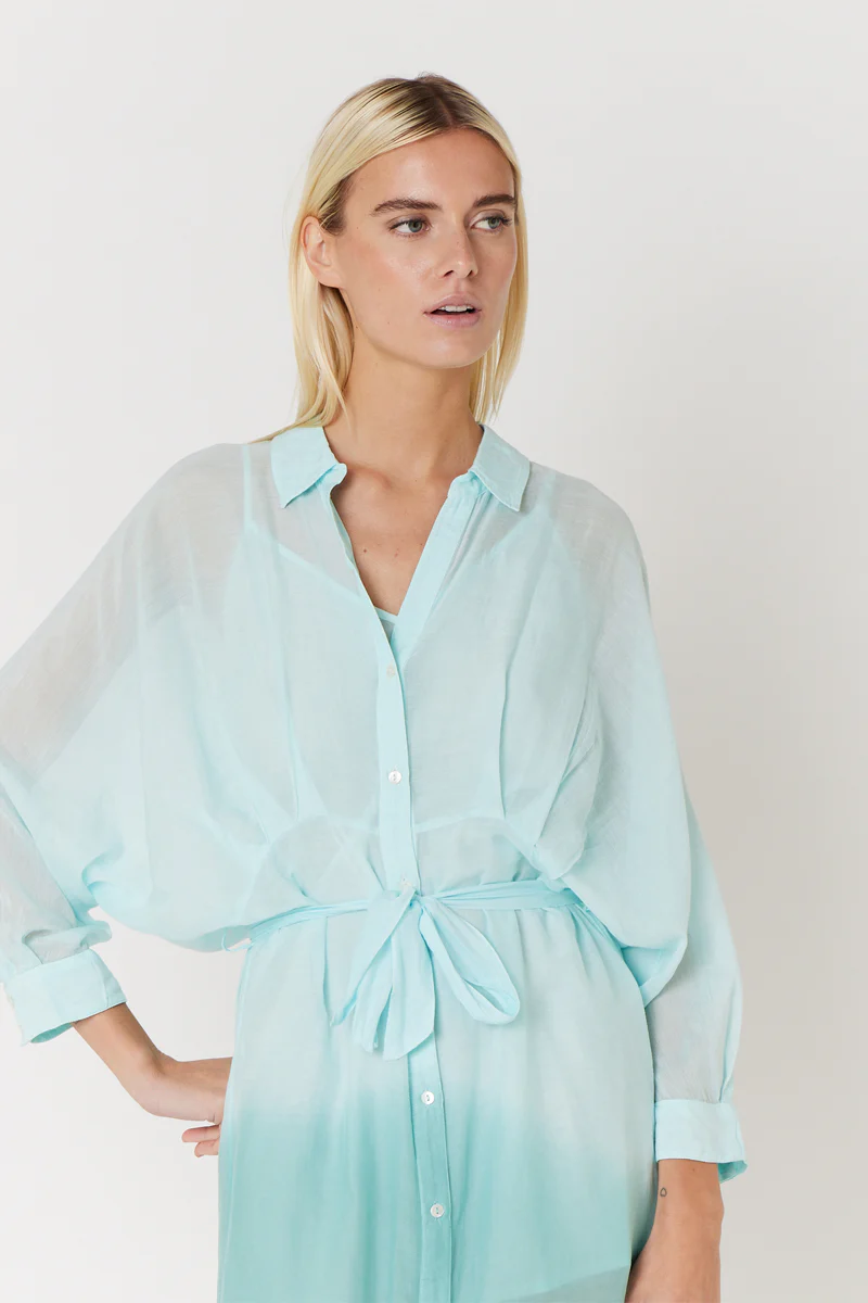 Robe Mi Longue Tie Dye - Duck - Image 3