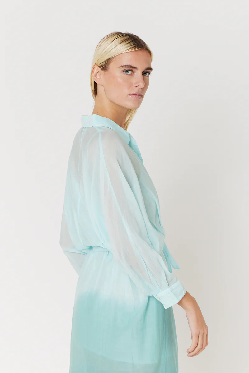 Robe Mi Longue Tie Dye - Duck - Image 4