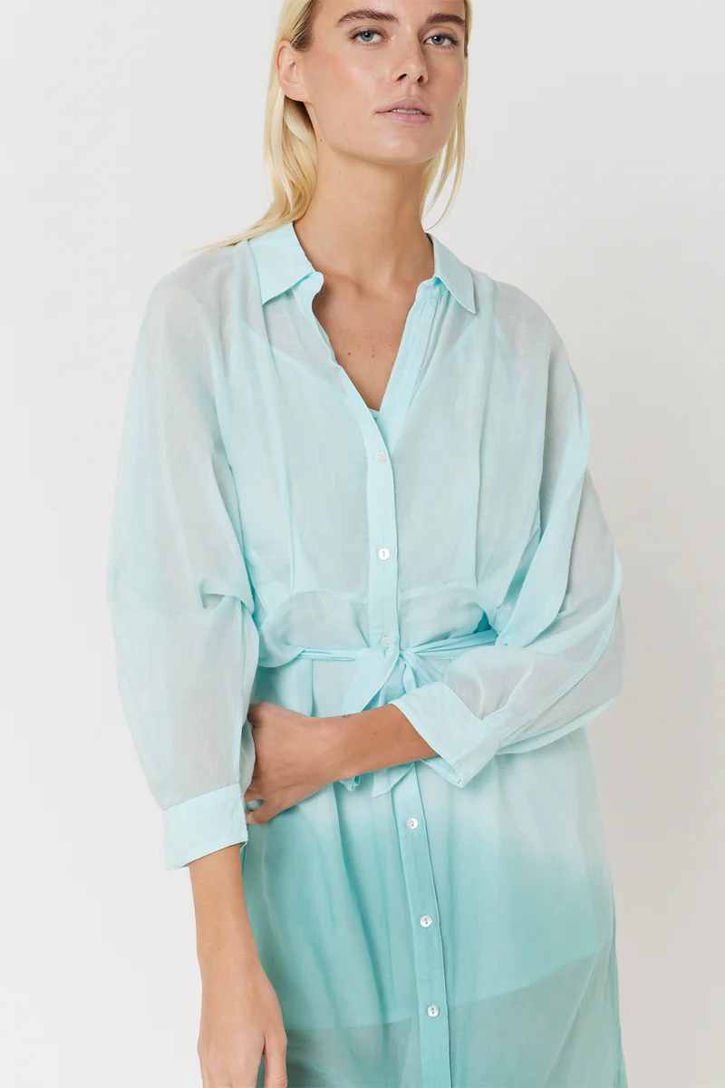 Robe Mi Longue Tie Dye - Duck - Image 5