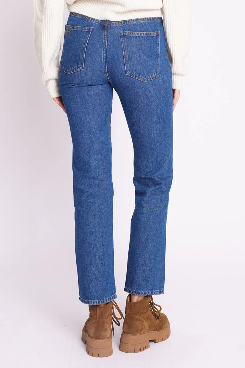 Jean Flare 5 Poches - Denim - Image 2