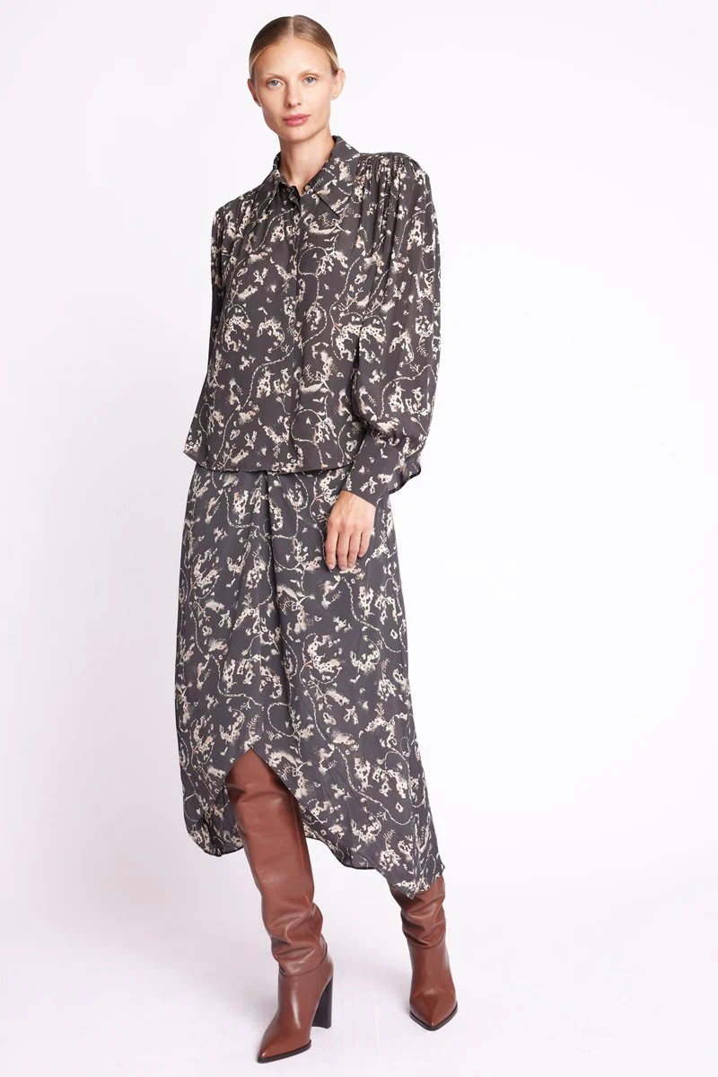 Chemise Large Col Imprimé - Valerianne Print - Image 3