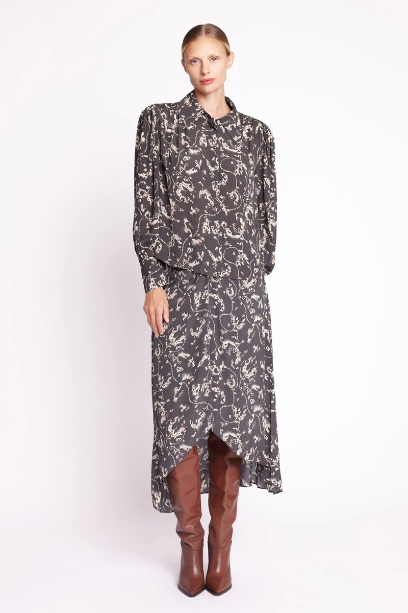 Chemise Large Col Imprimé - Valerianne Print - Image 4