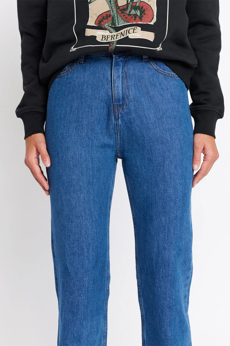 Jean Droit Denim - Blue Denim - Image 3