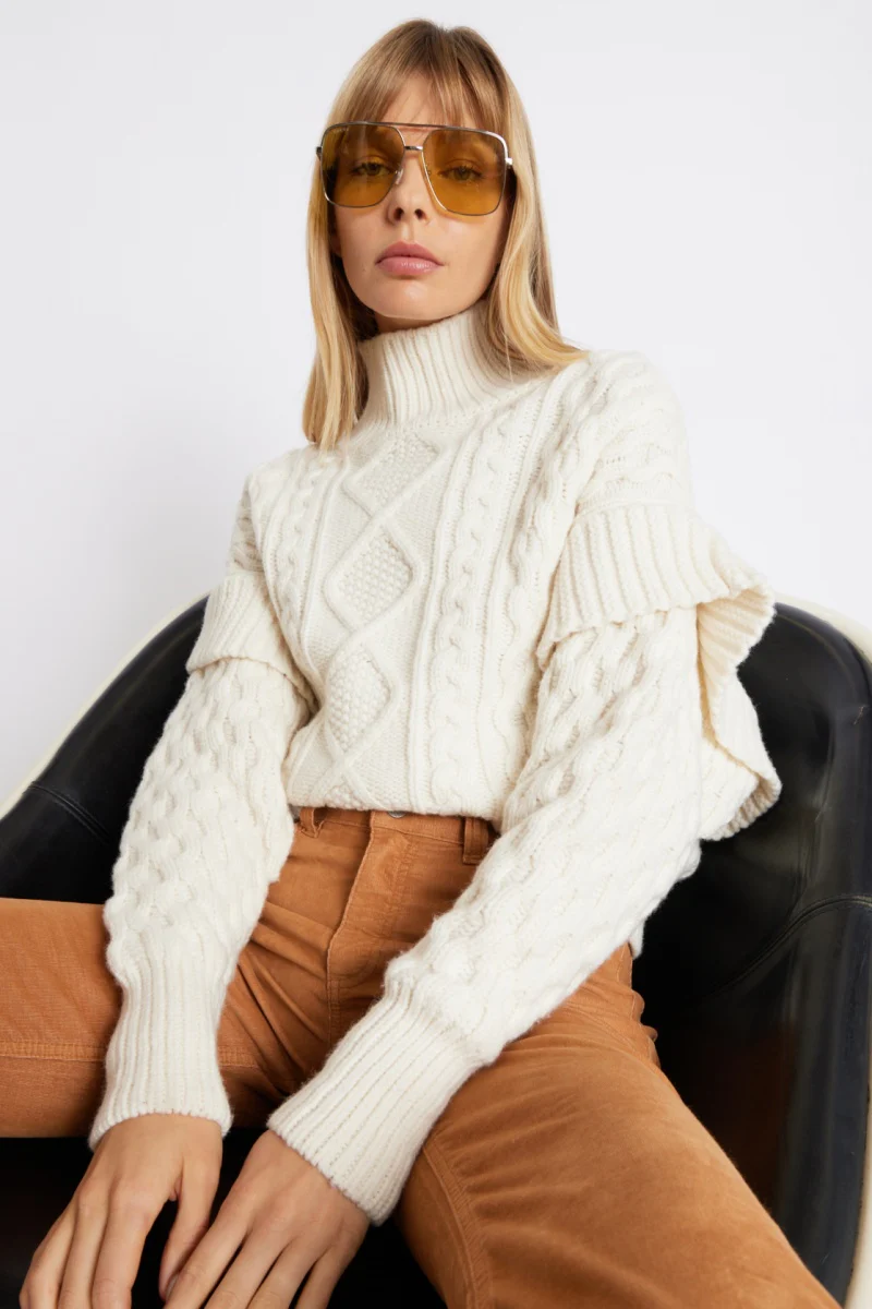 Jean Flare - Camel - Image 2
